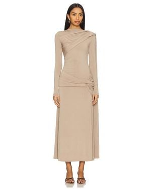 Acler Catherinson Maxi Dress - Natural