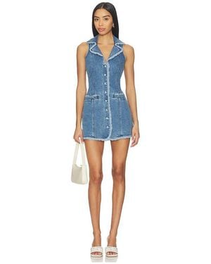 Show Me Your Mumu Vestido Maddox En Color Azul Talla (También En Xs, S, M)
