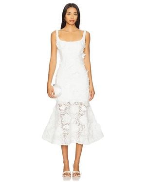 Bardot Marico Lace Midi Dress - White