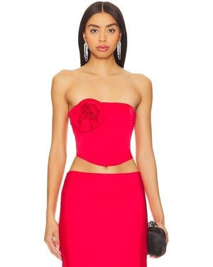 Nbd Chiara Bustier Top - Red