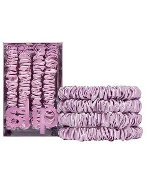 Slip Skinny Scrunchies Set Of 4 - Pink