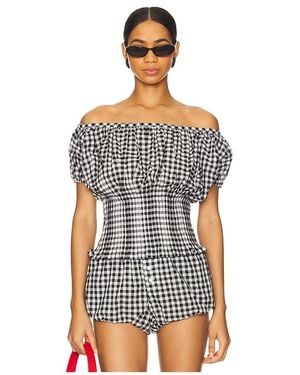 Frankie's Bikinis Cider Blouse - Blue