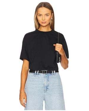 IVY & OAK Cropped T-Shirt Kyla - Schwarz
