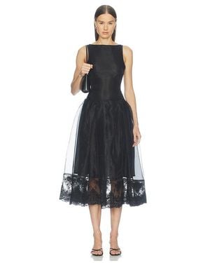 LPA Elsie Midi Dress - Black
