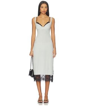 Free People X Intimately Fp Party Crasher Midi Slip Dress - White