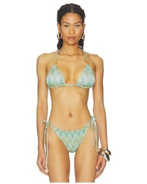 Luli Fama Lucid Waters Seamless Rings Triangle Top - Multicolor