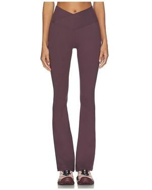 WellBeing + BeingWell Flowwell Callista Crossover Pant - Red