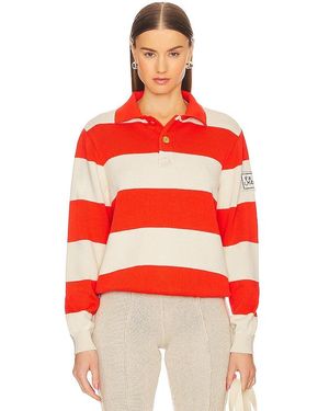 Siedres Polo-Sweatshirt Ole - Rot