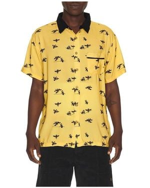 Critical Slide Swoopy Boy Resort Shirt - Yellow