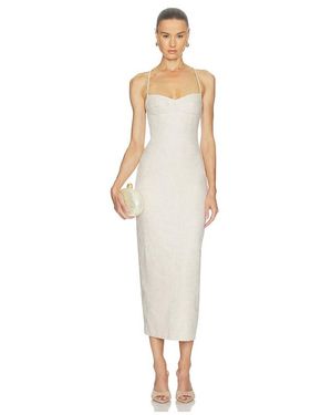 callie sheer midi knit dress Callie Sheer Midi Knit Dress