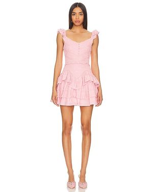 LoveShackFancy Minikleid Marsinia - Pink
