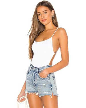 Indah Dna String Bodysuit - Blue