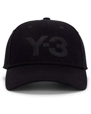Y-3 Logo Cap - Black