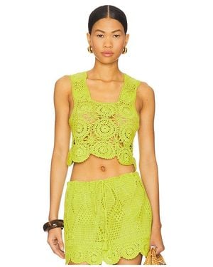 PQ Swim Aria Top - Yellow