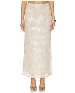 Lovers + Friends Falda Clara En Color Neutral Talla (También En Xxs, Xs, S, M, Xl) - Blanco