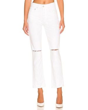 GRLFRND Karolina High Rise Straight - White