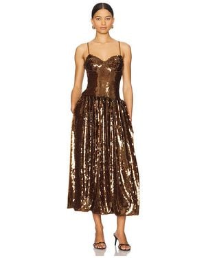 PATBO Sequin Midi Dress - ホワイト