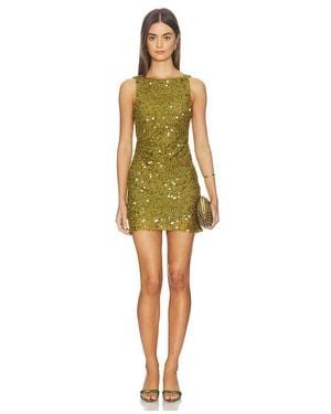 Bec & Bridge Cabine Boatneck Mini Dress - Yellow