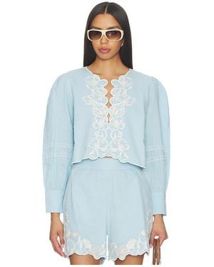 Cleobella Manon Blouse - Blue