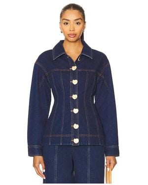 Aje. Gianna Denim Shirt - Blue