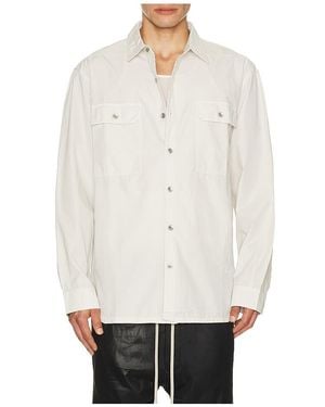 Rick Owens Jumbo Outershirt - White