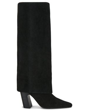 RAYE Briella Fold Over Boot - Black