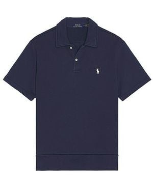 Polo Ralph Lauren Short Sleeve Loopback Terry Polo Sweatshirt - Blue