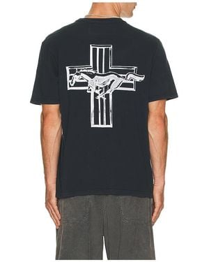 One Of These Days Mustang Cross Tee - Black