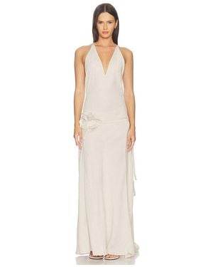 MOTHER OF ALL Fran Belt Dress - White