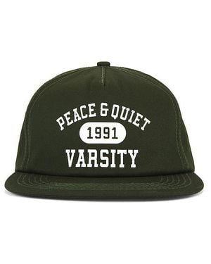 Museum of Peace & Quiet Varsity 5 Panel Hat - Green