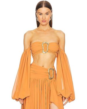 Michael Costello X Revolve Blair Crop Top - Orange