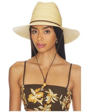 Hat Attack Willow Mini Surfer Fedora Hat - Natural