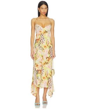 AFRM Vestido Christina En Talla (También En S, Xxs, Xs, M, L, Xl) - Metálico