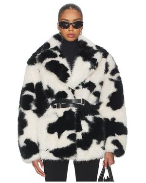 AFRM Livingston Faux Fur Jacket - Black