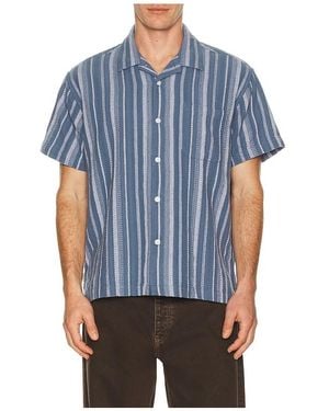 Obey Hugh Woven Shirt - Blue