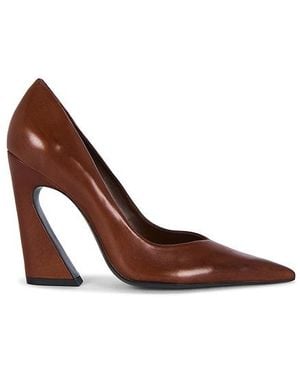 SCHUTZ SHOES Lexi Block Pump - Brown