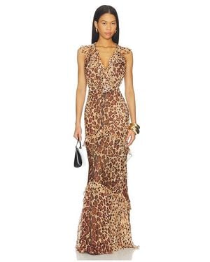 Saloni Kleid Rita - Natur