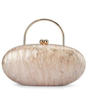 OLGA BERG Imelda Top Handle Bag - White