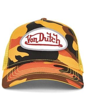 Von Dutch Multi Trucker Hat - Orange