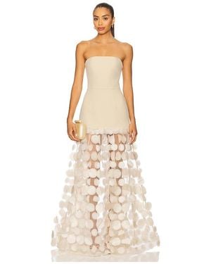 Bronx and Banco Harper Strapless Gown - Natural