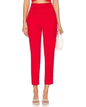 Bardot Corset Pant - Red