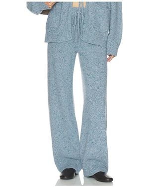 Helsa Paxton Fleck Knit Pant - Blue