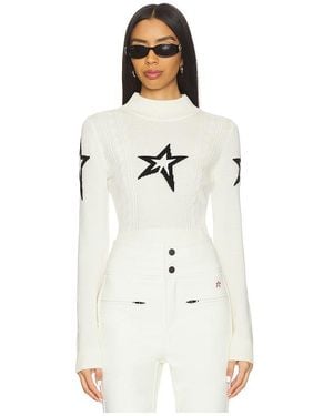 Perfect Moment Cable Jumper - White