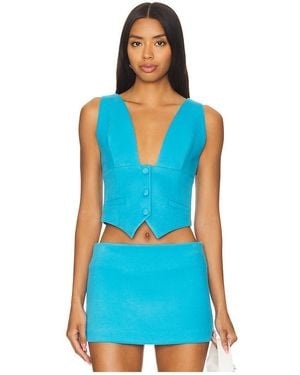 Ceren Ocak Vest - Blue