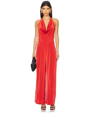 WeWoreWhat Halter Jumpsuit - Red