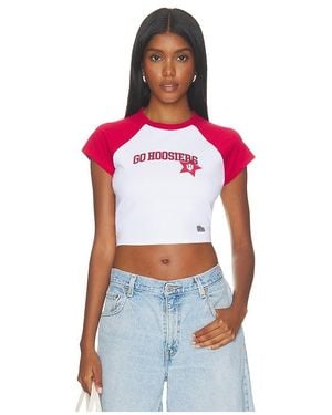Hype and Vice Indiana College Homerun Tee - Red