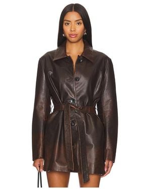 Lamarque Marlowe Coat - Brown