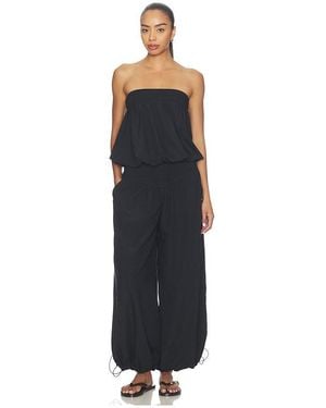 Free People Set De Burbujas Dobles Movement En Color Negro Talla (También En Xs, S, M) - Azul