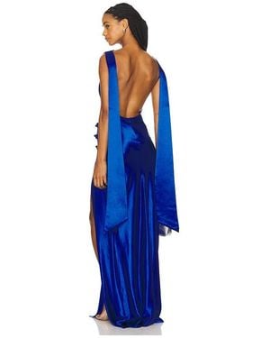 SAU LEE Priscilla Gown - Blue