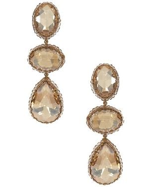 Deepa Gurnani Hadlee Earrings - Metallic
